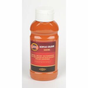 KOH Acrylfarbe 500 ml Flasche light brown