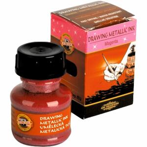 KOH Künstlerzeichentusche Metallic 20g magenta