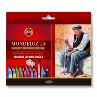 KOH Aquarell Künstlerfarbstifte 48er Set + Spitzer u...