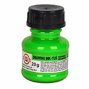 KOH Zeichentusche farbig fluoreszierend 20g grün