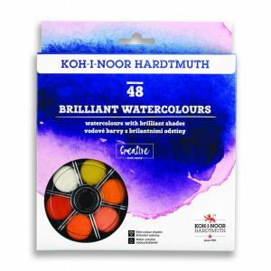 KOH Farbkasten Brilliant Wasserfarben 48er 8 Etagen