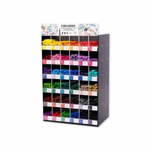 KOH Fineliner Display 0,3 mm 30 verschiedenen Farben 864 Stk