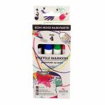 KOH Textilmarker Jumbo 2,5 mm Rundspitze / 4er Pack
