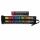 KOH Stiftetasche Polycolor 72 Stifte Rad+Spitzer rot/schwarz