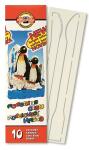 KOH Modelliermasse- Knetmasse 10er Pack u. Werkzeug - 200 g