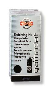 KOH Stempelfarbe GAMADAT 20 ml PVC Flasche schwarz