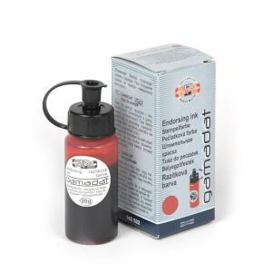 KOH Stempelfarbe GAMADAT 20 ml PVC Flasche rot