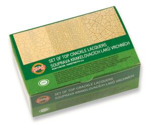 KOH Krakelier- Lack - Spalt- Risslack 4 + 2 im 6 er Set
