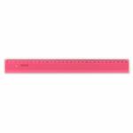 KOH Lineal - Plast 30 cm Skala - Transparent / Rosa
