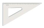 KOH Dreieck Plast 60° 22 cm Lineal transparent