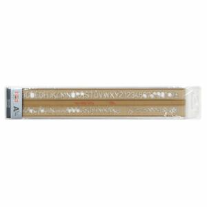 KOH Schablone - Schriftschablone 10,0 mm - Rauchfarbig