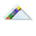 KOH Dreieck Plast 45° 16 cm Lineal unzerbrechlich