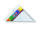 KOH Dreieck Plast 45° 16 cm Lineal unzerbrechlich