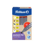 Pelikan Permanent Marker 710 rot in Faltschachtel /...