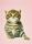 ADINA Notizbuch A4 blanko fester Deckel Katze