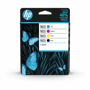 HP Druckerpatronen  903 BK/C/M/Y 4er Pack, 6ZC73AE für, OfficeJet AiO 6950 6951, OfficeJet Pro AiO 6960 6970 6974
