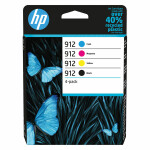 HP Druckerpatronen  912 BK/C/M/Y 4er Pack, 6ZC74AE...