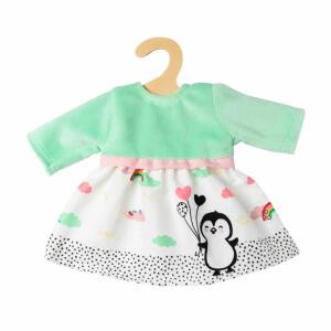 Heless Kleid Pinguin  Gr.35-45cm, Pinguin Pünktchen, auf Kleiderbügel