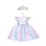 Heless Kleid Fee und Einhorn Gr.35-45cm, mit silberner Krone