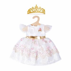 Heless Prinzessinnenkleid  Kirschblüte Gr.35-45cm, mit goldener Krone, auf Kleiderbügel