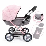 Bayer Puppenwagen Cosy  grau, für Puppen bis 46cm,...