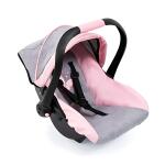 Bayer Puppen Autositz mit Dach rosa grau, für Puppen...