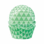 Backförmchen 50x25mm 60er  Triangel mint, ideal...