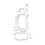 Dachrinnenhalter weiß 6cm Kunststoff 10 Stück,...