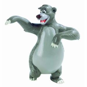 Disney Spielfigur  Balu 7,4cm, Balu der Bär, aus dem Film Das Dschungelbuch,, Figurmaße: ca. 7,4 x 6,8 x 3,7 cm (HxBxT),, frei von PVC und Weichmachern, ab 3 Jahren, Bullyland,