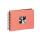 Spiralalbum 24x17cm Fine Art living coral Fotoalbum 50 schwarze Seiten