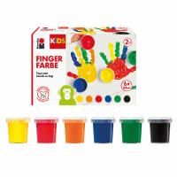 Fingerfarbe Kids 6ST sort. MARABU 03030 000 50800 35ml