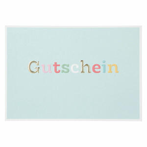 Klappkarte Einfach schön  Motiv 30, ansprechendes und klares Design,, goldener Sticker zum verschließen des Umschlages, Depesche,