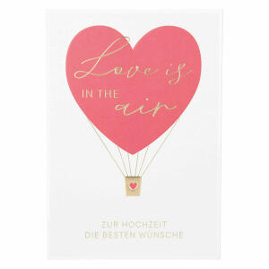 Klappkarte Einfach schön  Motiv 31, ansprechendes und klares Design,, goldener Sticker zum verschließen des Umschlages, Depesche,