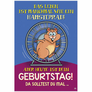 Musikkarte Überraschung  Motiv 26, Das Leben ist manchmal wie ein...