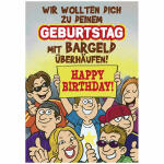 Musikkarte Überraschung  Motiv 27, Wir wollten dich...