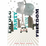 Designers Best Klappkarte  Motiv 1, 18-Party-Volle Fahrt...