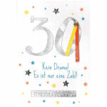 Designers Best Klappkarte  Motiv 3, 30-Kein Drama! Es ist...