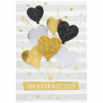 Designers Best Klappkarte  Motiv 11, Von Herzen alles Liebe!