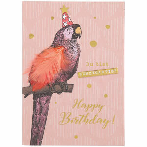 Designers Best Klappkarte  Motiv 16, Du bist einzigartig! Happy Birthday!