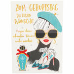 Designers Best Klappkarte  Motiv 18, Zum Geburtstag die...