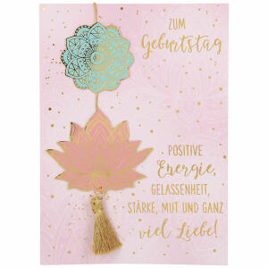 Designers Best Klappkarte  Motiv 20, Zum Geburtstag positive Energie, ...