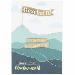 Designers Best Klappkarte  Motiv 42, Geschafft! Du hast...