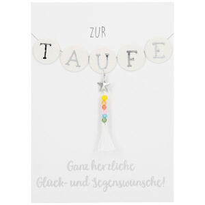Designers Best Klappkarte  Motiv 56, Zur Taufe - Ganz herzliche Glück- und...