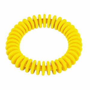 Tauchring mit Lamellen  gelb, Durchmesser: ca. 15 cm, Gewicht: ca. 145 g,, ideales Hilfsmittel für Tauchübungen,, geeignet zur Vorbereitung auf das Frühschwimmerabzeichen, Seepferdchen, besonders griffig durch Lamellen, BECO
