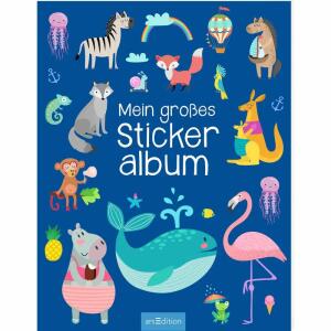 Mein großes Stickeralbum  Tiere, ab 3 Jahren, ars Edition