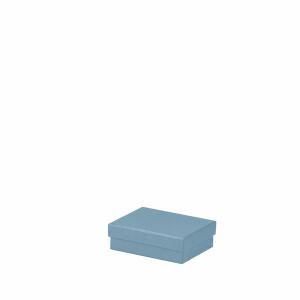 Kartonage 10x13x4cm  Boxline denim, rechteckige Geschenkschachtel,, genaue Maße: 96 x 128 x 40 mm, Rössler