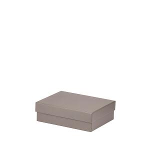 Kartonage 14x19x6cm Boxline taupe, 140 x 190 x 60 mm, Rössler