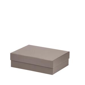 Kartonage 20x26x8cm Boxline taupe, 196 x 264 x 80 mm, Rössler
