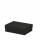 Kartonage 20x26x8cm  Boxline schwarz, rechteckige Geschenkschachtel,, genaue Maße: 196 x 264 x 80 mm, Rössler