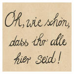 Serviette 33x33cm  Oh, wie schön natur, 3-lagig, 20...